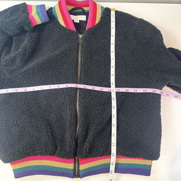 Spiritual Gangster Everything SG Furry Bomber Jacket, Vintage Black Loved - Picture 12 of 15